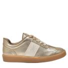 Tênis Via Marte Feminino Casual 213-010 Dourado/Creme