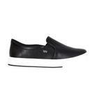 Tênis Via Marte Feminino Casual Slip Flower Preto