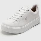 Tênis Via Marte Flatform Casual Feminino - Branco Tênis Via Marte Flatform Casual Feminino - Branco