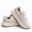 Tênis Vizzano Casual Off White com Detalhes em Tela Leve e Moderno