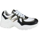 Tênis Vizzano Chunky Branco/Grafite/Preto Ref.: 1331.108