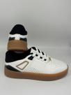 Tênis Vizzano Feminino Casual Branco com Solado Caramelo Conforto Urbano
