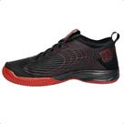 Tênis Wilson Pro Open 3.0 Clay Court Unissex Preto Vermelho