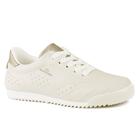 Tênis worldcolors retro solado serrilhado off white