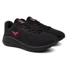 Tennis Feminino Preto Macio Leve Com Solado Absorve Impacto