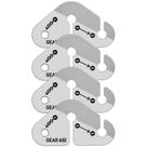 Tensor Cord Rope GEAR AID Guyline, alumínio, pacote com 4