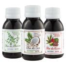 Terapia Capilar Óleo Capilar De Coco + Óleo De Rícino + Óleo De Alecrim Terapia Capilar Óleo Capilar De Coco + Óleo De Rícino + Óleo De Alecrim