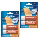 Terapia Labial Vaseline Manteiga de Cacau Kit com 2 Bastões 9,6g Terapia Labial Vaseline Manteiga de Cacau Kit com 2 Bastões 9,6g