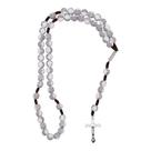 TERÇO branco NOSSA SENHORA APARECIDA contas 10 MM santinha TERÇO branco NOSSA SENHORA APARECIDA contas 10 MM santinha