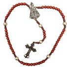 Terço católico Vermelho Nossa senhora Aparecida