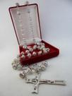 Terço cristal tcheco jablonex furta cor 12x10mm esp. - níquel free Terço cristal tcheco jablonex furta cor 12x10mm esp. - níquel free