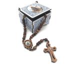 Terço de Nossa Senhora Aparecida com Caixinha Estampada