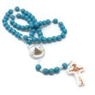 Terço De Nossa Senhora Aparecida Resina Azul