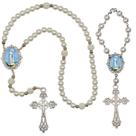 Terco de Oraçao de Luxo com Terco de Carro Nossa Senhora de Fatima Qualidade Resinado Alto Padrão Premium Proteçao devoç