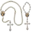 Terco de Oraçao de Luxo com Terco de Carro Virgem Maria Qualidade Resinado Alto Padrão Premium Proteçao devoção Catolica