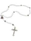 Terço de Pérola Branco Nossa Senhora de Aparecida Resplendor Terço de Pérola Branco Nossa Senhora de Aparecida Resplendor