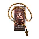 Terço de São Francisco Tau contas madeira e acrilico com folheto ARL4079 Terço de São Francisco Tau contas madeira e acrilico com folheto ARL4079