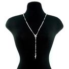 Terço Feminino 40/45cm Bolinha 2mm Folheado Prata GG156