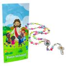 Terço Infantil Nossa Senhora Aparecida Menina Colorido
