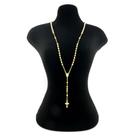 Terço Masculino 60cm 3,5mm Largura Folheado Ouro 18K GG103