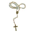 Terço Nossa Senhora das Graças Medalha Milagrosa conta 8mm AR2866 Terço Nossa Senhora das Graças Medalha Milagrosa conta 8mm AR2866