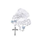 Terço Olho de Gato Nossa Senhora das Graças Branco Terço Olho de Gato Nossa Senhora das Graças Branco