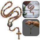 Terço Padre Pio Madeira Imbuia