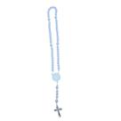 Terco sao bento gg prata de perola com strass branco 53cm