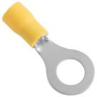 Terminais de Conexão Olhal Tramontina em cobre estanhado e nylon 6 mm² x 15 mm x M8 Amarelo 25 Peças Tramontina Terminais de Conexão Olhal Tramontina em cobre estanhado e nylon 6 mm² x 15 mm x M8 Amarelo 25 Peças Tramontina