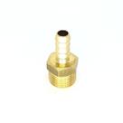 Terminal Bico Espigão Latão 1/2 Npt Macho X 3/8 Bm