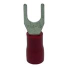 Terminal Compressão Tipo Garfo 0.5 Mm A 1.5 Mm Simples C/ Capa Plastica Vermelho Terminal Compressão Tipo Garfo 0.5 Mm A 1.5 Mm Simples C/ Capa Plastica Vermelho