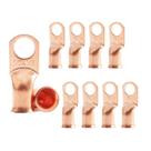 Terminal de anel de bateria 1/0 AWG 1/2 Stud (10 unidades) Cobre