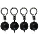 Terminal de Reparo Argola 4 Unidade + 4 Bolinha Para Cabo de Aço