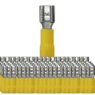 Terminal Faston Fêmea 4/6mm² Amarelo 100 un