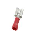 Terminal Fêmea Pré-Isolada 0,5mm² à 1,5mm² 100 Peças Em PVC Penzel Vermelho