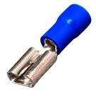 Terminal Femea Pré-Isolado cabos de 1,5 a 2,5mm Azul 100 Peças Terminal Femea Pré-Isolado cabos de 1,5 a 2,5mm Azul 100 Peças