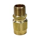 Terminal Fixo Reutilizável de Latão para Mangueira 1" Lubefer