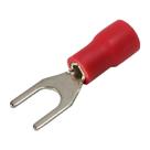 Terminal Forca 1,5mm² SVS 1,25 - 4 Vermelho SIBRATEC - Pacote C/ 100pçs