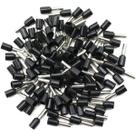 Terminal Ilhos Simples Pre Isolado 1,5mm Preto - 100 Peças Terminal Ilhos Simples Pre Isolado 1,5mm Preto - 100 Peças