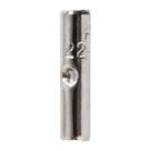 Terminal Jandorf 60929 Butt Splice, calibre 22-18, prata Terminal Jandorf 60929 Butt Splice, calibre 22-18, prata