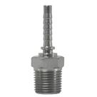 Terminal Macho Prensado 3/8 para Mangueira 1/4" NPT