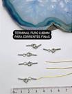 Terminal Para Fios Até 0,80mm - O Conjunto - Níquel branco Terminal Para Fios Até 0,80mm - O Conjunto - Níquel branco