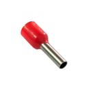Terminal Pino Tubular Pré-Isolado Vermelho 10mm 20 pçs