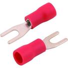 Terminal Pre-Isol Garfo Sv 1,25-4S Vermelho 22-16 - Kit C/100 Unidades Terminal Pre-Isol Garfo Sv 1,25-4S Vermelho 22-16 - Kit C/100 Unidades