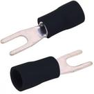 Terminal Pre-Isol Garfo Sv 3,5-4 Preto 14-12 - Kit C/100 Unidades