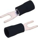 Terminal Pre-Isol Garfo Sv 3,5-4 Preto 14-12 - Kit C/100 Unidades Terminal Pre-Isol Garfo Sv 3,5-4 Preto 14-12 - Kit C/100 Unidades