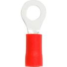 Terminal Pre-Isol Olhal 10 Vermelho F5,3 - Kit C/100 Unidades Terminal Pre-Isol Olhal 10 Vermelho F5,3 - Kit C/100 Unidades