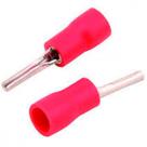 Terminal Pre-Isol Pino Ptv 1,25-10 Vermelho 22-16 - Kit C/100 Unidades
