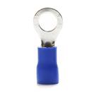 Terminal Pré Isolado Olhal Fio 2,5mm Furo 5,3mm 100 Unidade Terminal Pré Isolado Olhal Fio 2,5mm Furo 5,3mm 100 Unidade