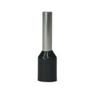Terminal Pré-isolado Pino Tubular 1,5mm² - Preto - 50 Unidades